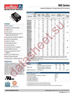 NKE0503SC datasheet  